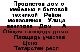 Продается дом с мебелью и бытовой техникой › Район ­ мензелинск › Улица ­ вахитова › Дом ­ 18А › Общая площадь дома ­ 169 › Площадь участка ­ 1 000 › Цена ­ 5 800 000 - Татарстан респ., Мензелинский р-н, Мензелинск г. Недвижимость » Дома, коттеджи, дачи продажа   